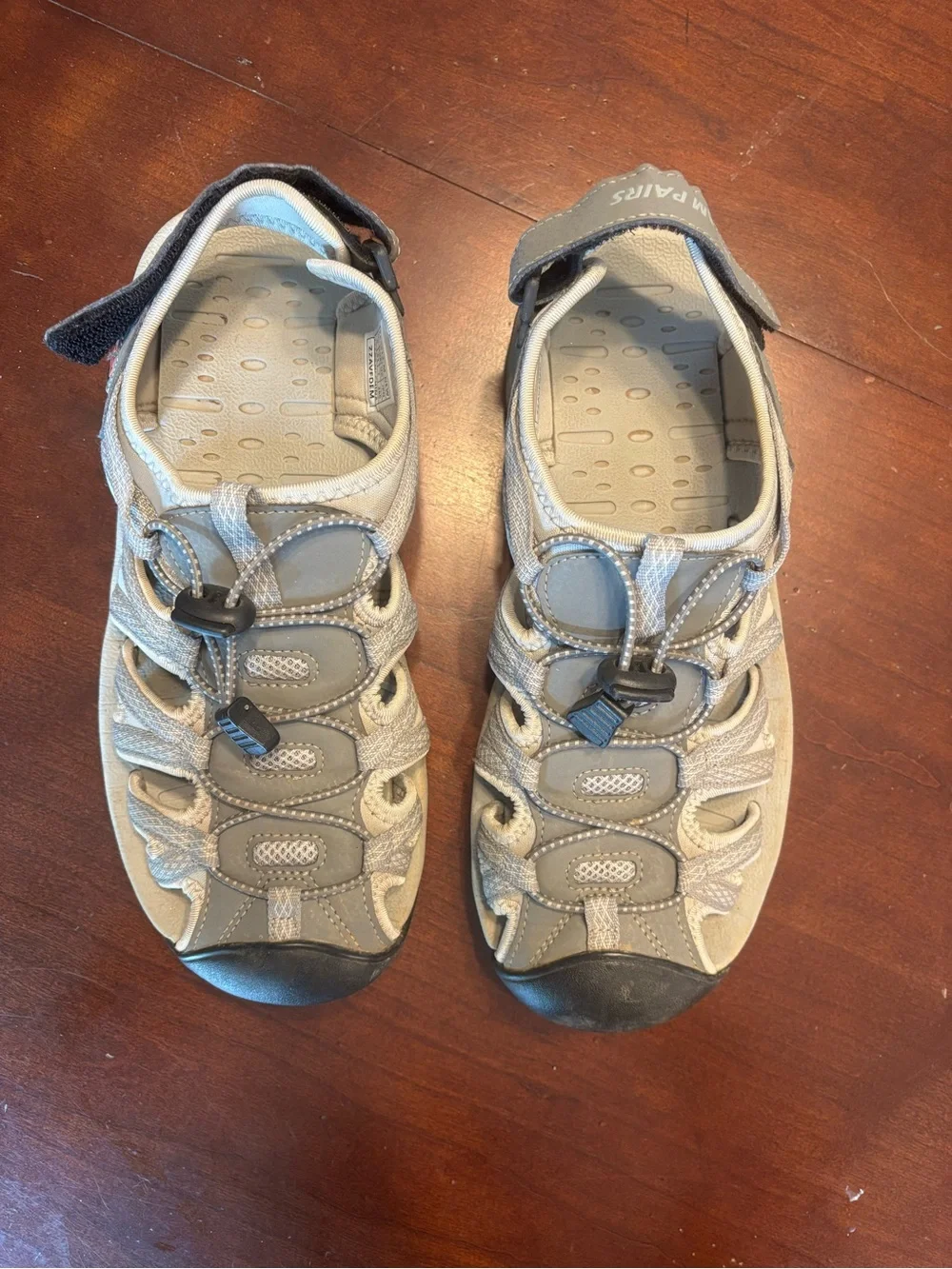 Dream Pairs Gray Outdoor Hiking Sandals